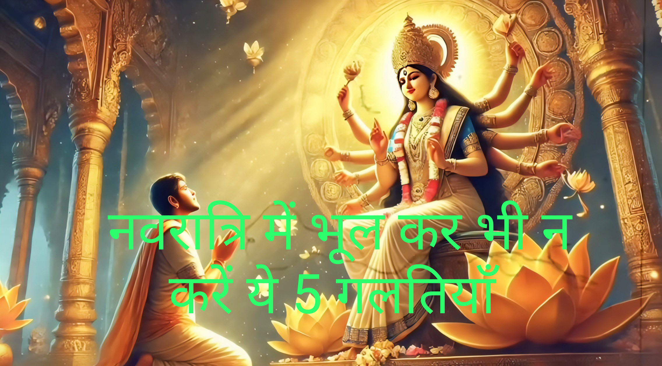 नवरात्रि में भूल कर भी न करें ये 5 गलतियाँ | Navratri 2025 Tips